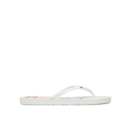 Roxy Japonki ARJL100876 Biały ze sklepu MODIVO w kategorii Klapki damskie - zdjęcie 185768261