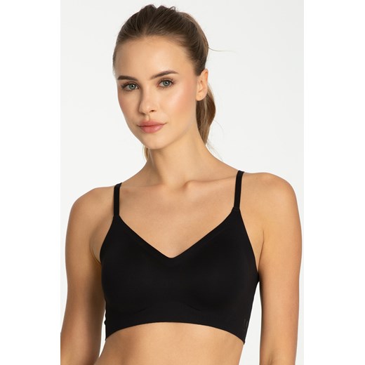 Biustonosz braletka Julimex Simple Bra Top czarny ze sklepu kontri.pl w kategorii Biustonosze - zdjęcie 185768940