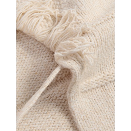 Reserved - Kardigan z frędzlami - kremowy Reserved M Reserved