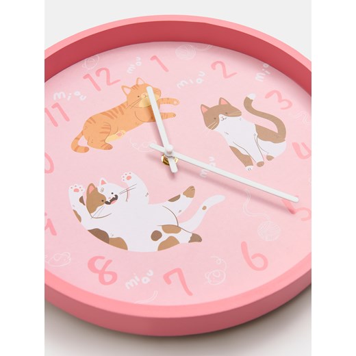 Sinsay - Zegar ścienny - różowy Sinsay One Size Sinsay