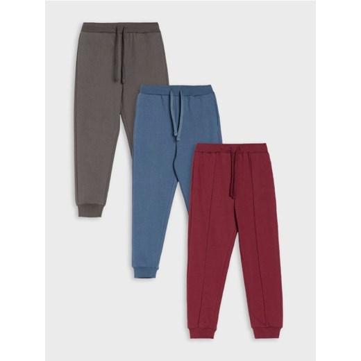 Sinsay - Spodnie loose 3 pack - bordowy - id: 013FT-83X - marki Sinsay - 185769474 Sinsay - Spodnie loose 3 pack - bordowy ze sklepu Sinsay w kategorii Spodnie dziewczęce - zdjęcie 185769474