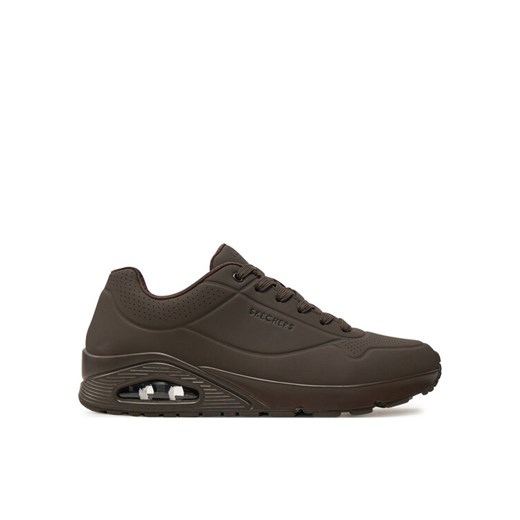Sneakersy Skechers Uno Stand On Air 52458/CHOC Brązowy ze sklepu eobuwie.pl w kategorii Buty sportowe męskie - zdjęcie 185770344