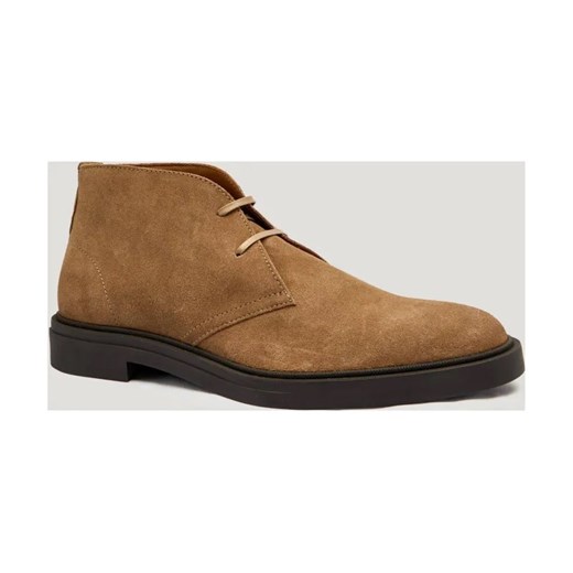 BOSS BLACK Skórzane buty wysokie Calev_Desb_sdfb ze sklepu Gomez Fashion Store w kategorii Buty zimowe męskie - zdjęcie 185770762
