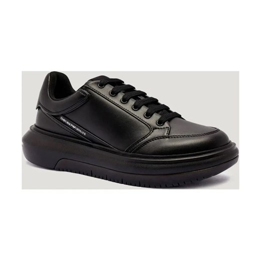 Emporio Armani Skórzane sneakersy ze sklepu Gomez Fashion Store w kategorii Buty sportowe męskie - zdjęcie 185770830