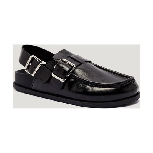 Tommy Jeans Skórzane mule SHINY ze sklepu Gomez Fashion Store w kategorii Klapki damskie - zdjęcie 185770850