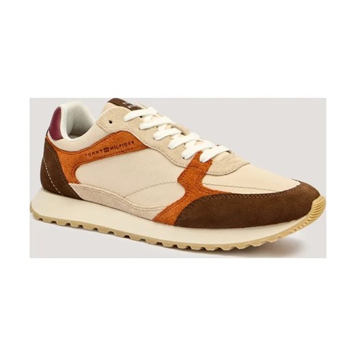 Tommy Hilfiger Sneakersy New Runner | z dodatkiem skóry ze sklepu Gomez Fashion Store w kategorii Buty sportowe męskie - zdjęcie 185770873