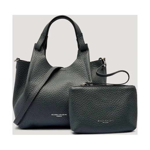 GIANNI CHIARINI Skórzana torebka na ramię + saszetka ze sklepu Gomez Fashion Store w kategorii Torby Shopper bag - zdjęcie 185770892