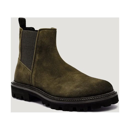 BOSS BLACK Skórzane sztyblety Julyo_Cheb_sde ze sklepu Gomez Fashion Store w kategorii Buty zimowe męskie - zdjęcie 185770902