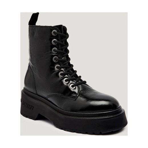 Tommy Jeans Skórzane botki na platformie ze sklepu Gomez Fashion Store w kategorii Botki - zdjęcie 185770932