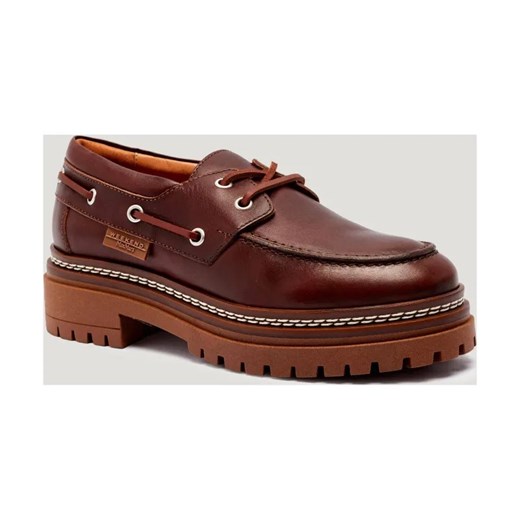 Weekend MaxMara Skórzane loafersy POMPEI ze sklepu Gomez Fashion Store w kategorii Półbuty damskie - zdjęcie 185770934