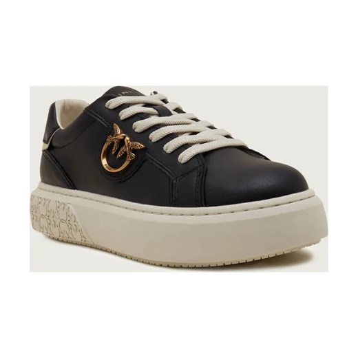 Pinko Skórzane sneakersy YOKO ze sklepu Gomez Fashion Store w kategorii Buty sportowe damskie - zdjęcie 185770971