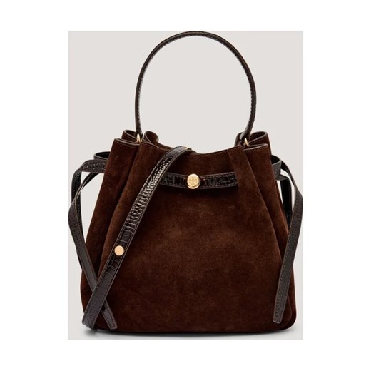TORY BURCH Skórzany worek ROMY ze sklepu Gomez Fashion Store w kategorii Torebki worki - zdjęcie 185771052