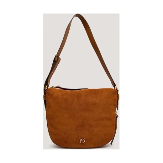 Pinko Skórzane hobo ZIP AROUND CLASSIC ze sklepu Gomez Fashion Store w kategorii Torebki hobo - zdjęcie 185771081