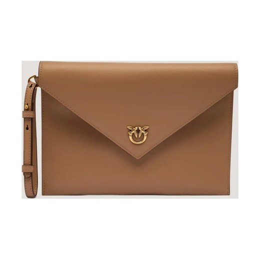 Pinko Skórzana kopertówka FLAT PURSE HANDLE ze sklepu Gomez Fashion Store w kategorii Kopertówki - zdjęcie 185771100