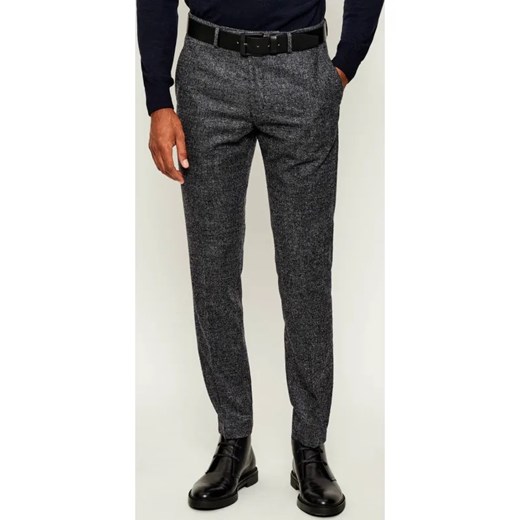 TIGER OF SWEDEN Wełniane spodnie Tenuta | Slim Fit ze sklepu Gomez Fashion Store w kategorii Spodnie męskie - zdjęcie 185776113
