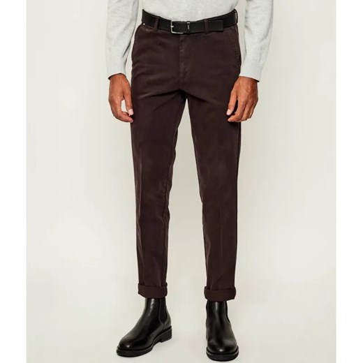 BOSS BLACK Spodnie chino H-Kaiton1 | Slim Fit ze sklepu Gomez Fashion Store w kategorii Spodnie męskie - zdjęcie 185776121