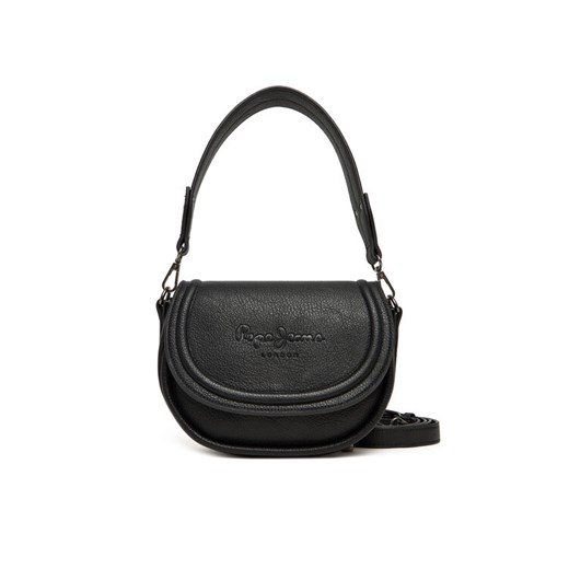 Torebka Pepe Jeans Crisha Code PL0300006 Czarny ze sklepu eobuwie.pl w kategorii Listonoszki - zdjęcie 185776342