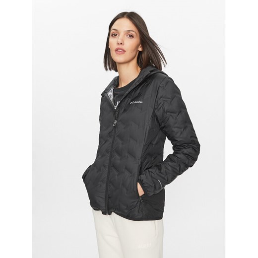 Columbia Kurtka puchowa Delta Ridge™ Down Hooded Jacket Czarny Regular Fit ze sklepu MODIVO w kategorii Kurtki damskie - zdjęcie 185776613