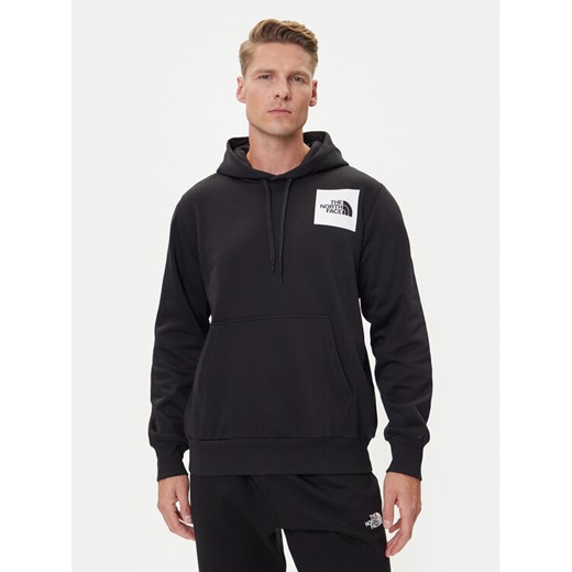 The North Face Bluza Fine NF0A89EU Czarny Regular Fit ze sklepu MODIVO w kategorii Bluzy męskie - zdjęcie 185776723