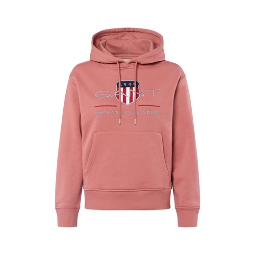 Gant Damski sweter z kapturem Kobiety drzewo różane jednolity ze sklepu vangraaf w kategorii Bluzy damskie - zdjęcie 185777573