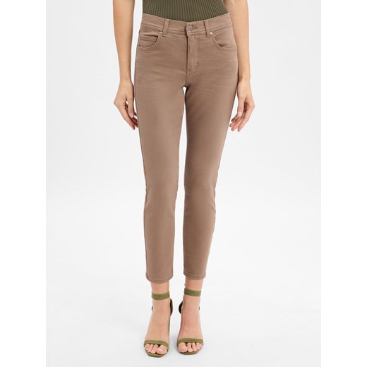 Angels Jeansy Kobiety taupe jednolity ze sklepu vangraaf w kategorii Jeansy damskie - zdjęcie 185777682