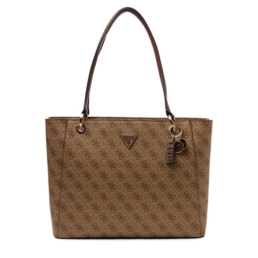 GUESS Damski shopper - Noelle Kobiety Sztuczna skóra beżowy wzorzysty ze sklepu vangraaf w kategorii Torby Shopper bag - zdjęcie 185777703