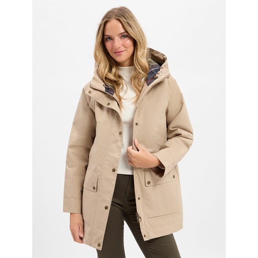 Barbour Kurtka damska - zimowa Beadnell Kobiety Bawełna beżowy jednolity Barbour 44 vangraaf