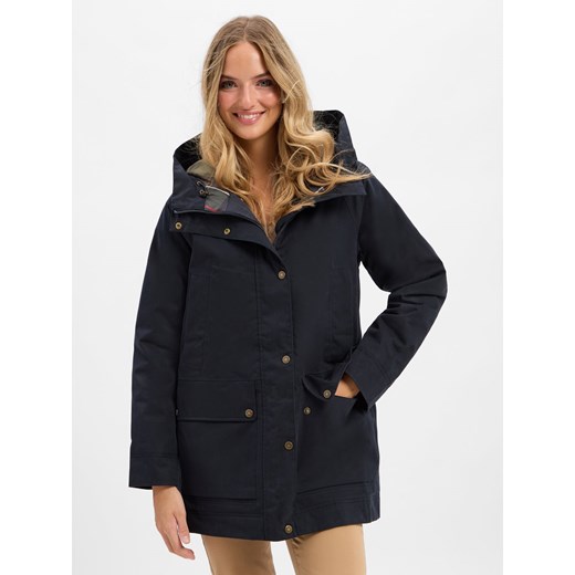 Barbour Kurtka damska - zimowa Beadnell Kobiety Bawełna granatowy jednolity Barbour 44 vangraaf