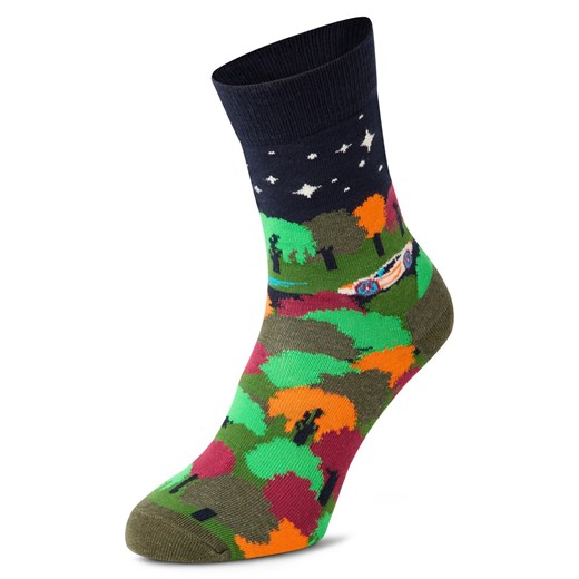 Happy Socks Skarpety Mężczyźni Bawełna granatowy wzorzysty ze sklepu vangraaf w kategorii Skarpetki męskie - zdjęcie 185777790