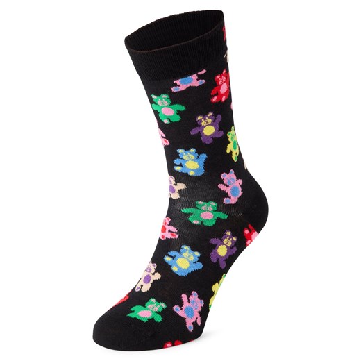 Happy Socks Skarpety Mężczyźni Bawełna czarny wzorzysty ze sklepu vangraaf w kategorii Skarpetki męskie - zdjęcie 185777794