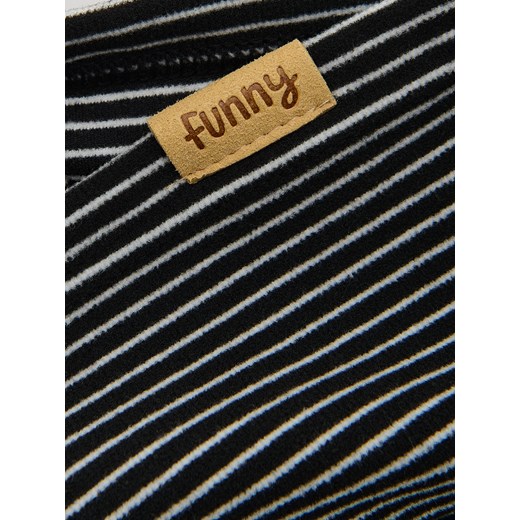 Reserved - Komin w paski - czarny Reserved ONE SIZE Reserved