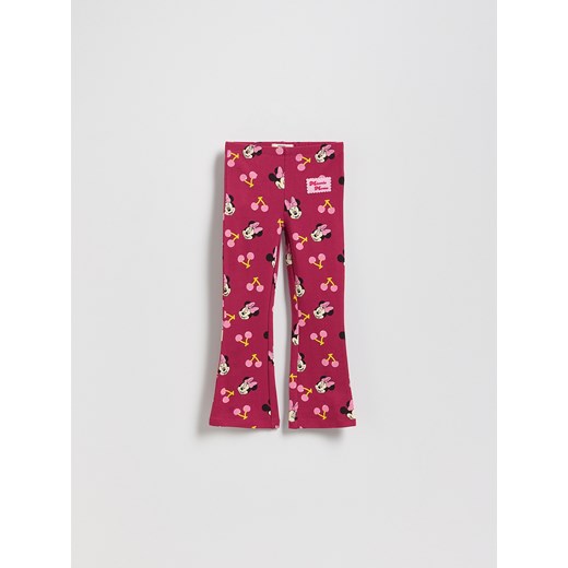 Reserved - Legginsy Minnie Mouse - bordowy ze sklepu Reserved w kategorii Spodnie dziewczęce - zdjęcie 185778610