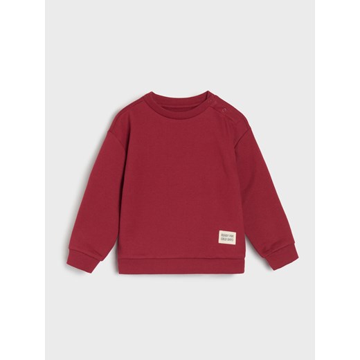 Sinsay - Komplet: bluza i spodnie - bordowy Sinsay 92 (1 Sinsay
