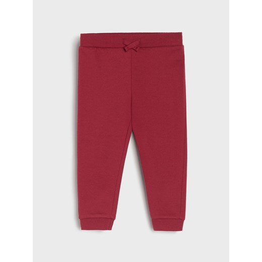 Sinsay - Komplet: bluza i spodnie - bordowy Sinsay 86 (12-18 m) Sinsay