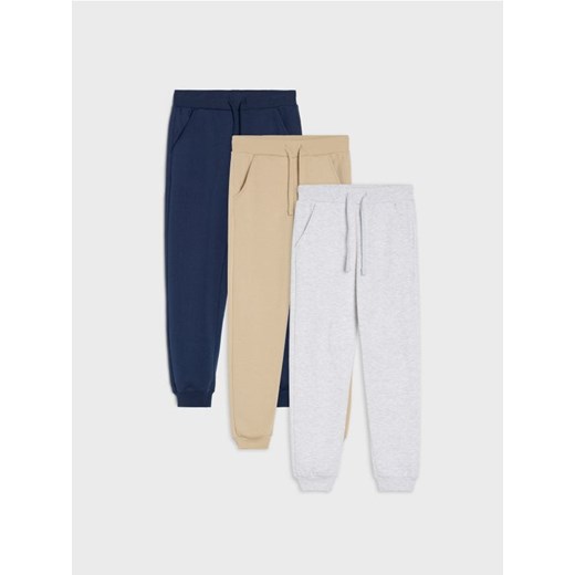 Sinsay - Spodnie jogger 3 pack - granatowy - id: 494DN-59X - marki Sinsay - 185779464 Sinsay - Spodnie jogger 3 pack - granatowy ze sklepu Sinsay w kategorii Spodnie dziewczęce - zdjęcie 185779464