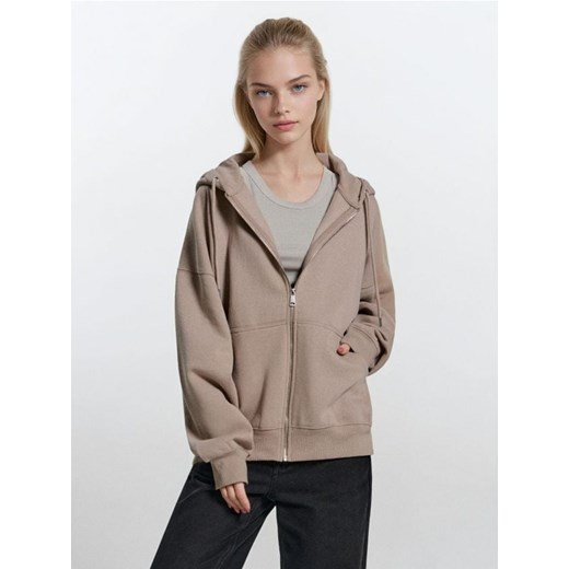 Sinsay - Bluza z kapturem - beżowy ze sklepu Sinsay w kategorii Bluzy damskie - zdjęcie 185779504
