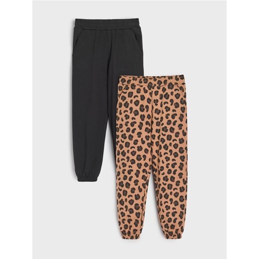 Sinsay - Spodnie jogger 2 pack - wielobarwny ze sklepu Sinsay w kategorii Spodnie dziewczęce - zdjęcie 185779524
