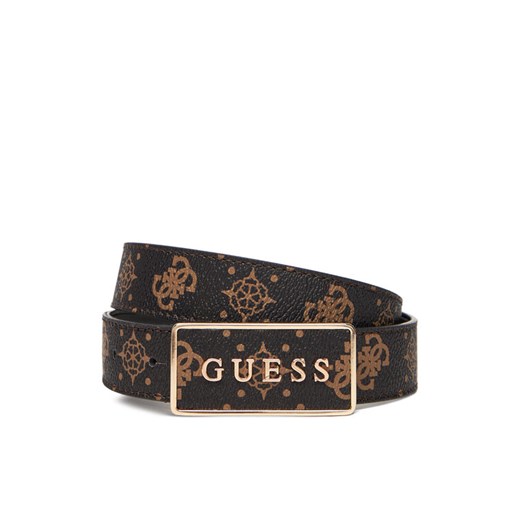Pasek Damski Guess 0000305473417 Brązowy ze sklepu eobuwie.pl w kategorii Paski damskie - zdjęcie 185779670