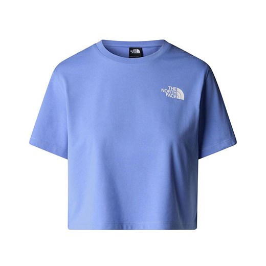 Koszulka damska The North Face Simple Dome 0A87U40YI1 - niebieska ze sklepu streetstyle24.pl w kategorii Bluzki damskie - zdjęcie 185781270