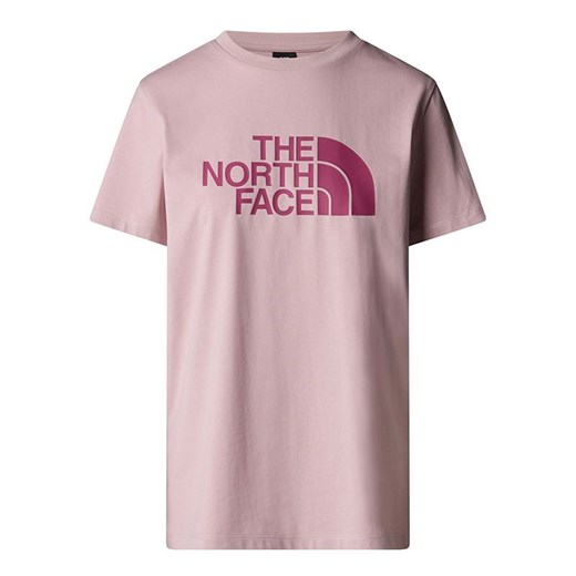 Koszulka damska The North Face Easy 0A8A6GA1O1 - różowa ze sklepu streetstyle24.pl w kategorii Bluzki damskie - zdjęcie 185781274