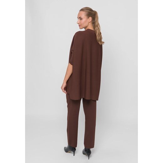 Brązowa dzianinowa tunika z wiskozą Molton L/XL Molton