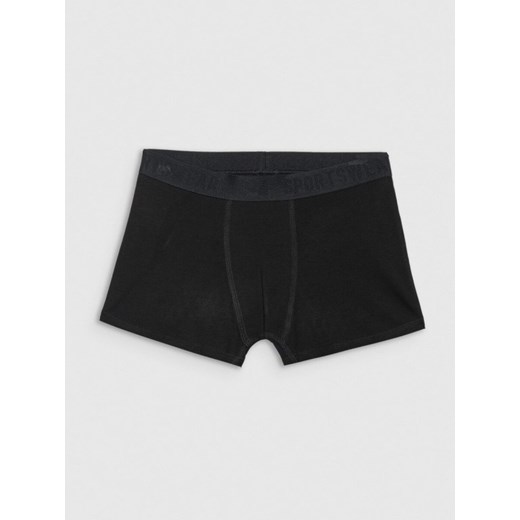 Chłopięce bokserki 4F (3-pack) 4FJWAW25UBXSM061 - czarne ze sklepu Sportstylestory.com w kategorii Majtki dziecięce - zdjęcie 185784930