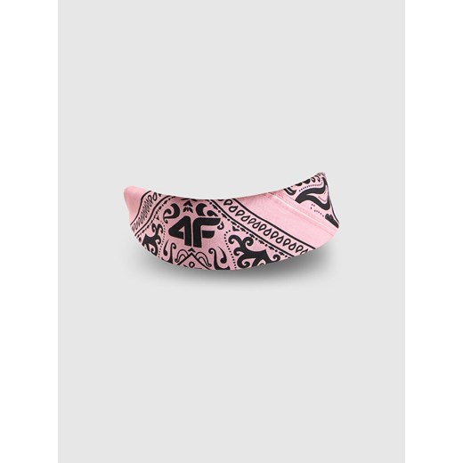 Dziecięca bandana 4F 4FJRAW25ABDAU130 - różowa ze sklepu Sportstylestory.com w kategorii Szaliki dziecięce - zdjęcie 185785124