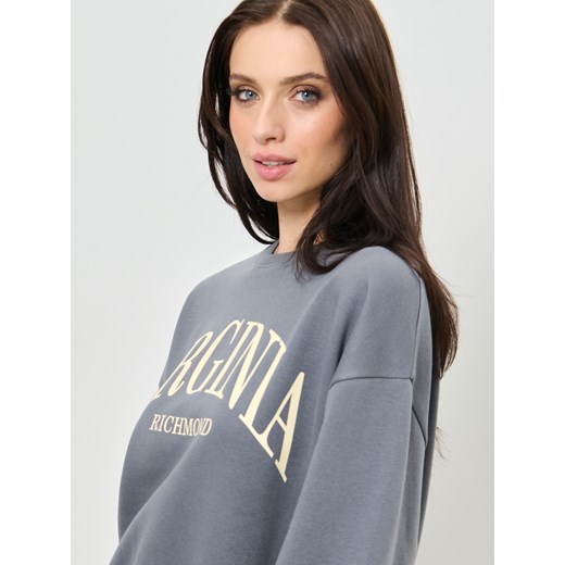 Sinsay - Bluza crewneck - szary Sinsay M Sinsay