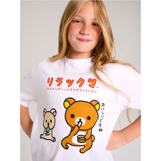 Sinsay - Koszulka Rilakkuma - kremowy ze sklepu Sinsay w kategorii T-shirty chłopięce - zdjęcie 185787330
