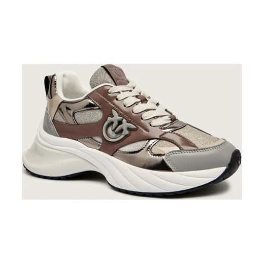 Pinko Skórzane sneakersy ARIEL 15 ze sklepu Gomez Fashion Store w kategorii Buty sportowe damskie - zdjęcie 185787581