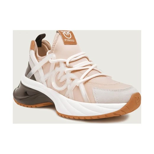 Pinko Sneakersy ARIEL | z dodatkiem skóry ze sklepu Gomez Fashion Store w kategorii Buty sportowe damskie - zdjęcie 185787613
