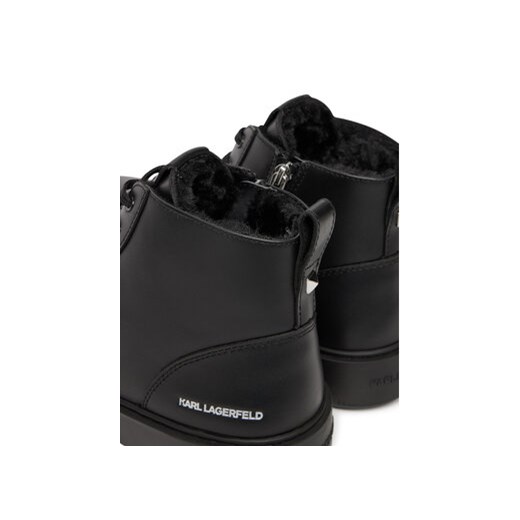Sneakersy KARL LAGERFELD Flint II KL53354L Czarny Karl Lagerfeld 44 eobuwie.pl