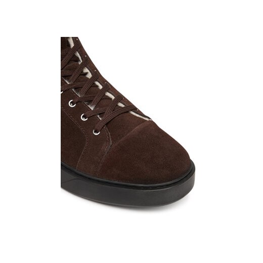 Sneakersy KARL LAGERFELD Flint II KL53353L Brązowy Karl Lagerfeld 44 eobuwie.pl