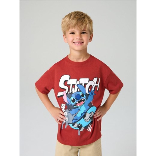 Sinsay - Koszulka Stitch - bordowy ze sklepu Sinsay w kategorii T-shirty chłopięce - zdjęcie 185790992